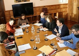 Reunión de la Junta de Gobierno Local del Ayuntamiento de Palencia.