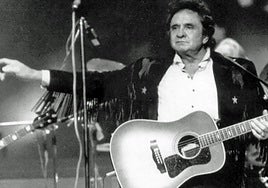 Johnny Cash, uno de los reyes del country.