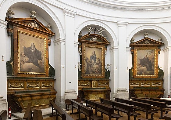 Las tres obras de Goya que pueden visitarse en la iglesia del Real Monasterio de San Joaquín y Santa Ana, en Valladolid.