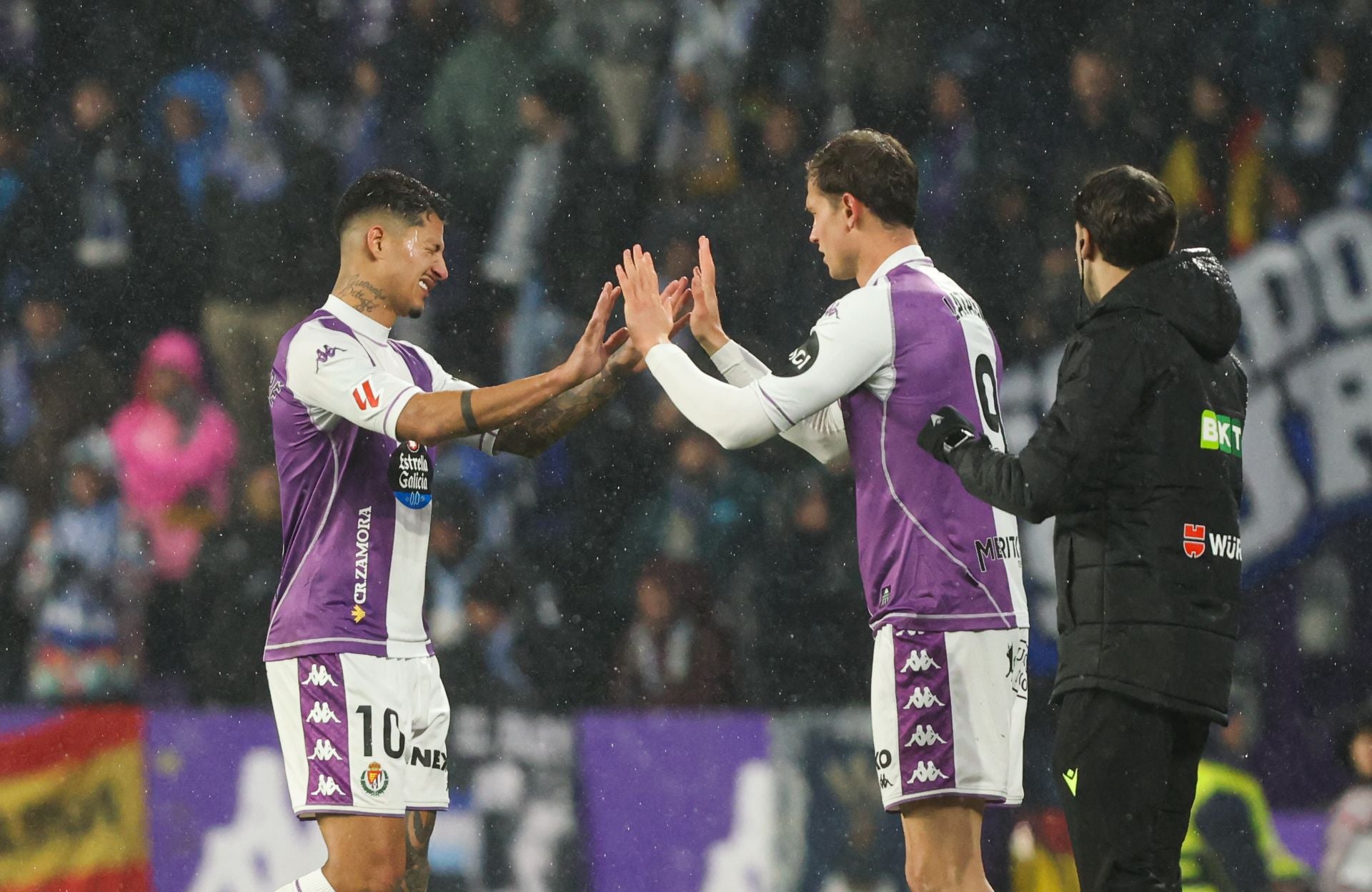 El partido del Real Valladolid contra el Málaga, en imágenes