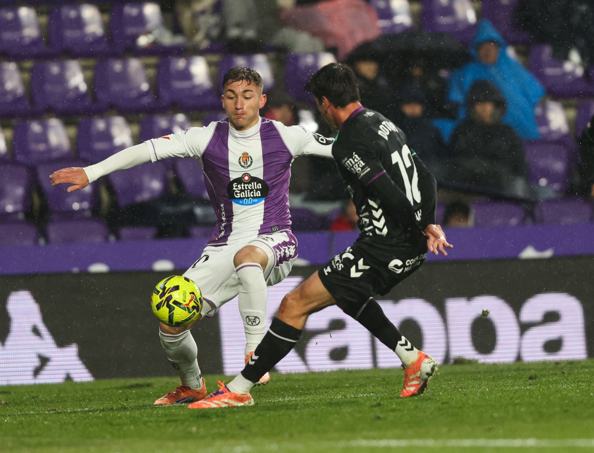 El partido del Real Valladolid contra el Málaga, en imágenes