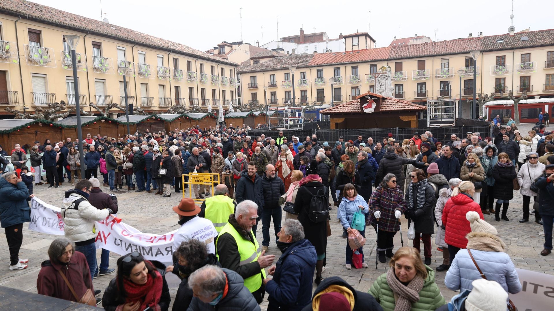 Así ha transcurrido la manifestación en Palencia por el soterramiento
