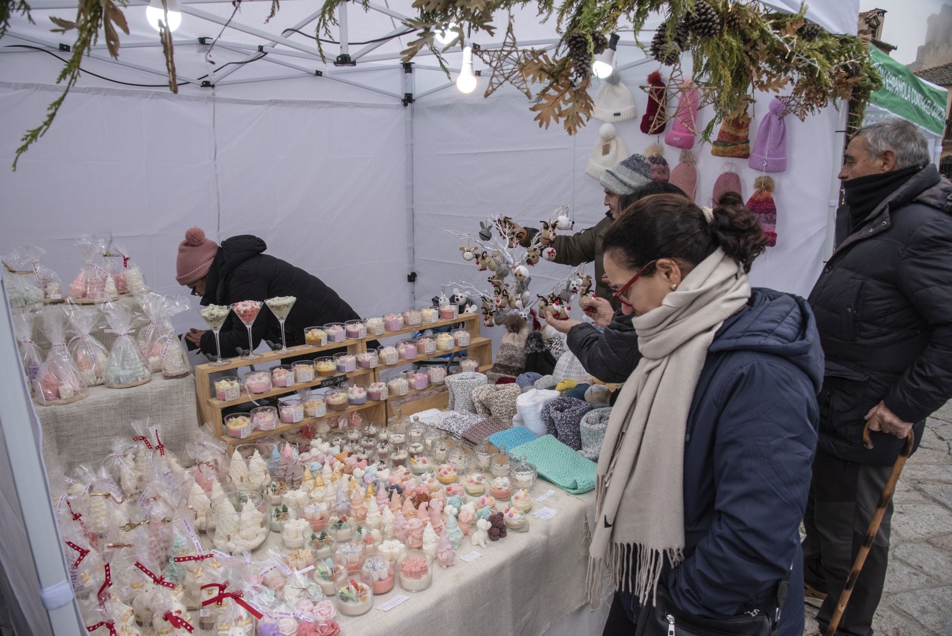 La feria navideña de Turégano, en imágenes