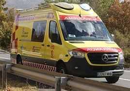 Una ambulancia de Sacyl, en una imagen de archivo.