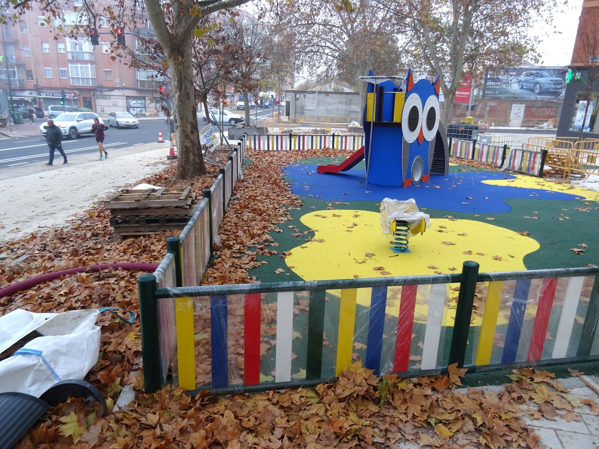 Así es la plaza nueva de Pajarillos