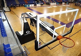 Canastas preparadas en el pabellón Pilar Fernández Valderrama.