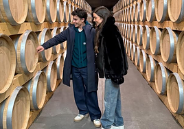 Marc Márquez y Gemma Pinto, este fin de semana en la Ribera del Duero.