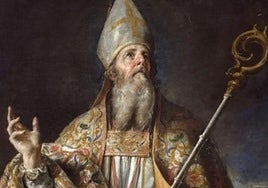 Representación de San Nicolás de Bari, figura que inspiró el Santa Claus o Papá Noel moderno.