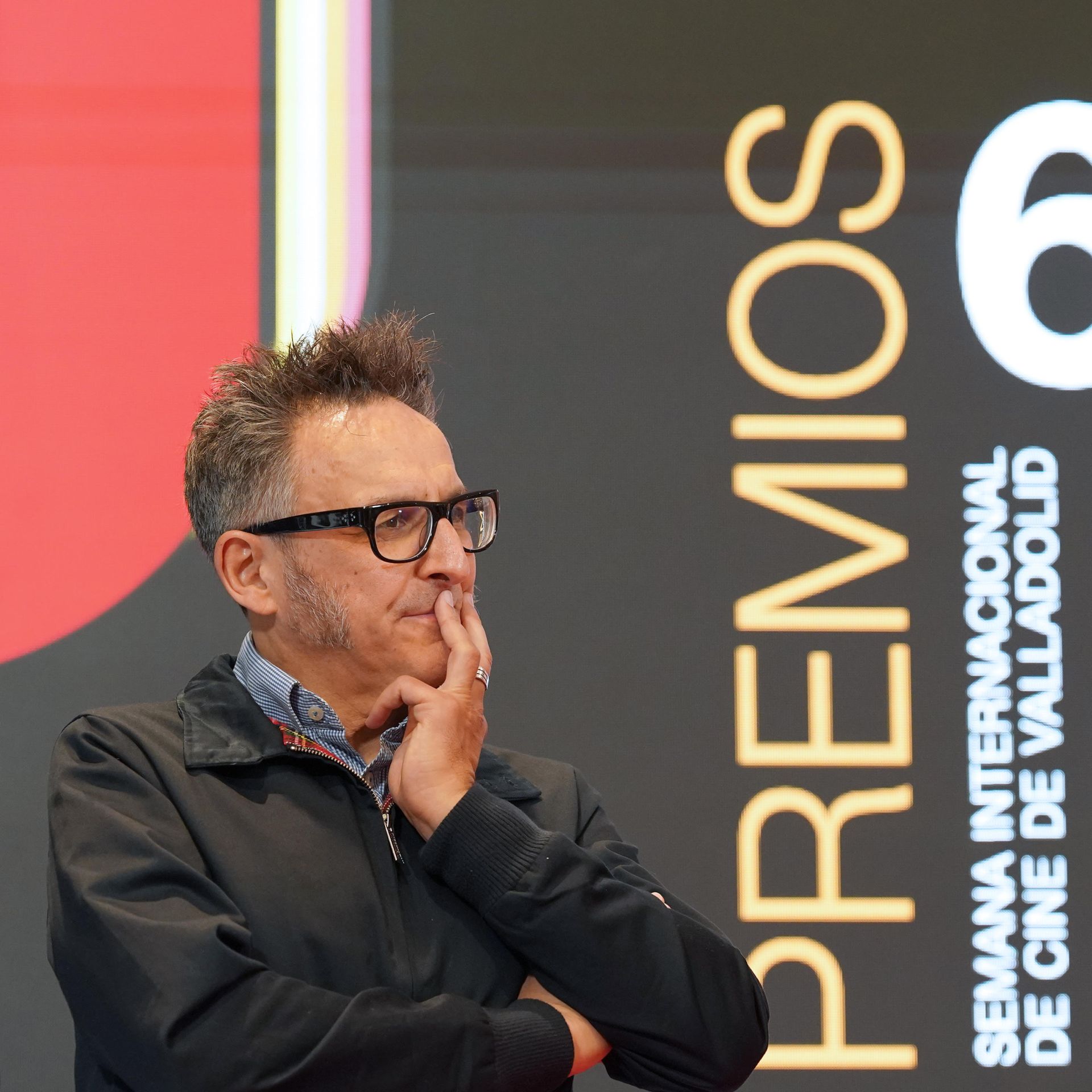 José Luis Cienfuegos en un photo call de la Seminci.