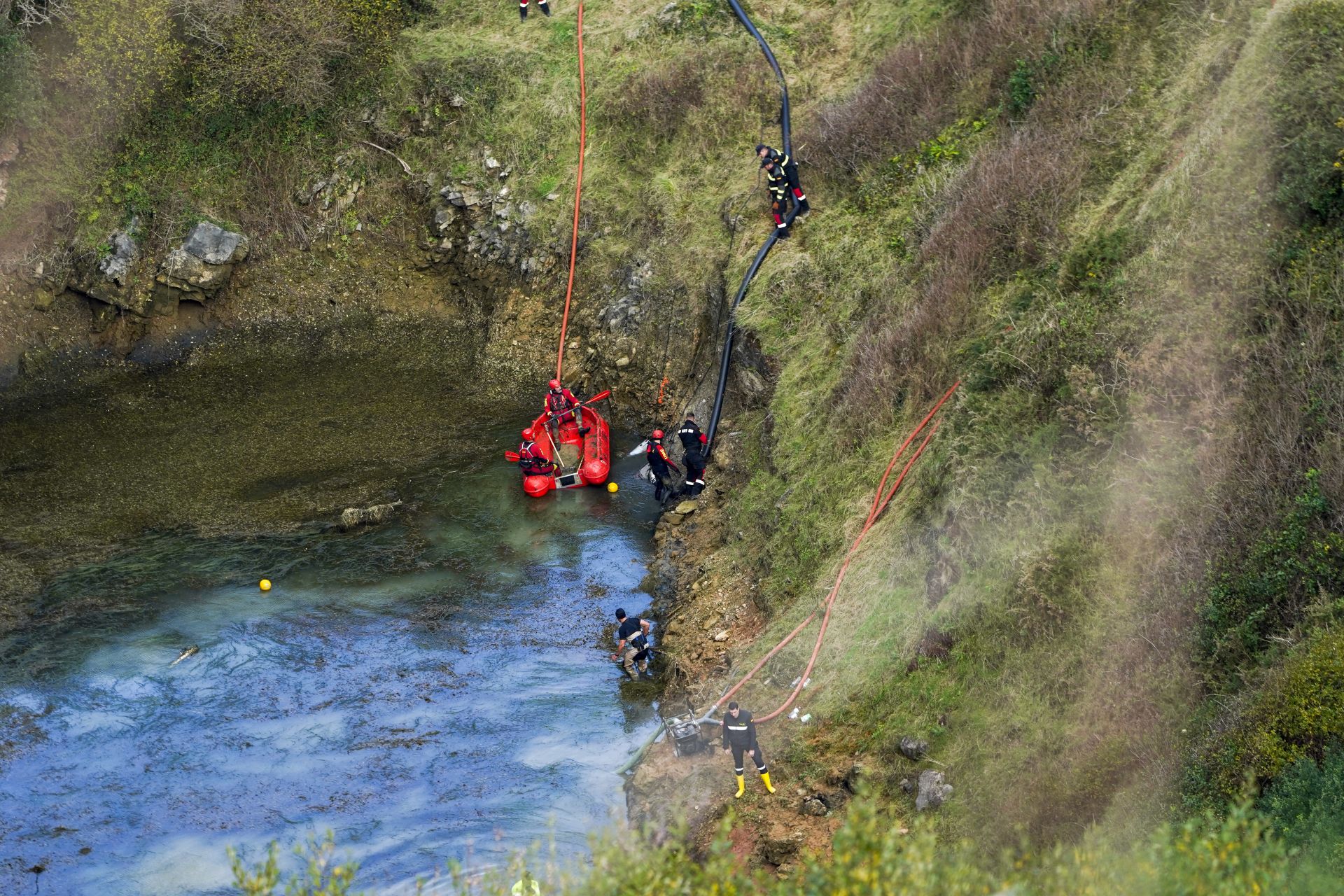 Las imágenes de la búsqueda en Asturias de Mari Trini y su bebé