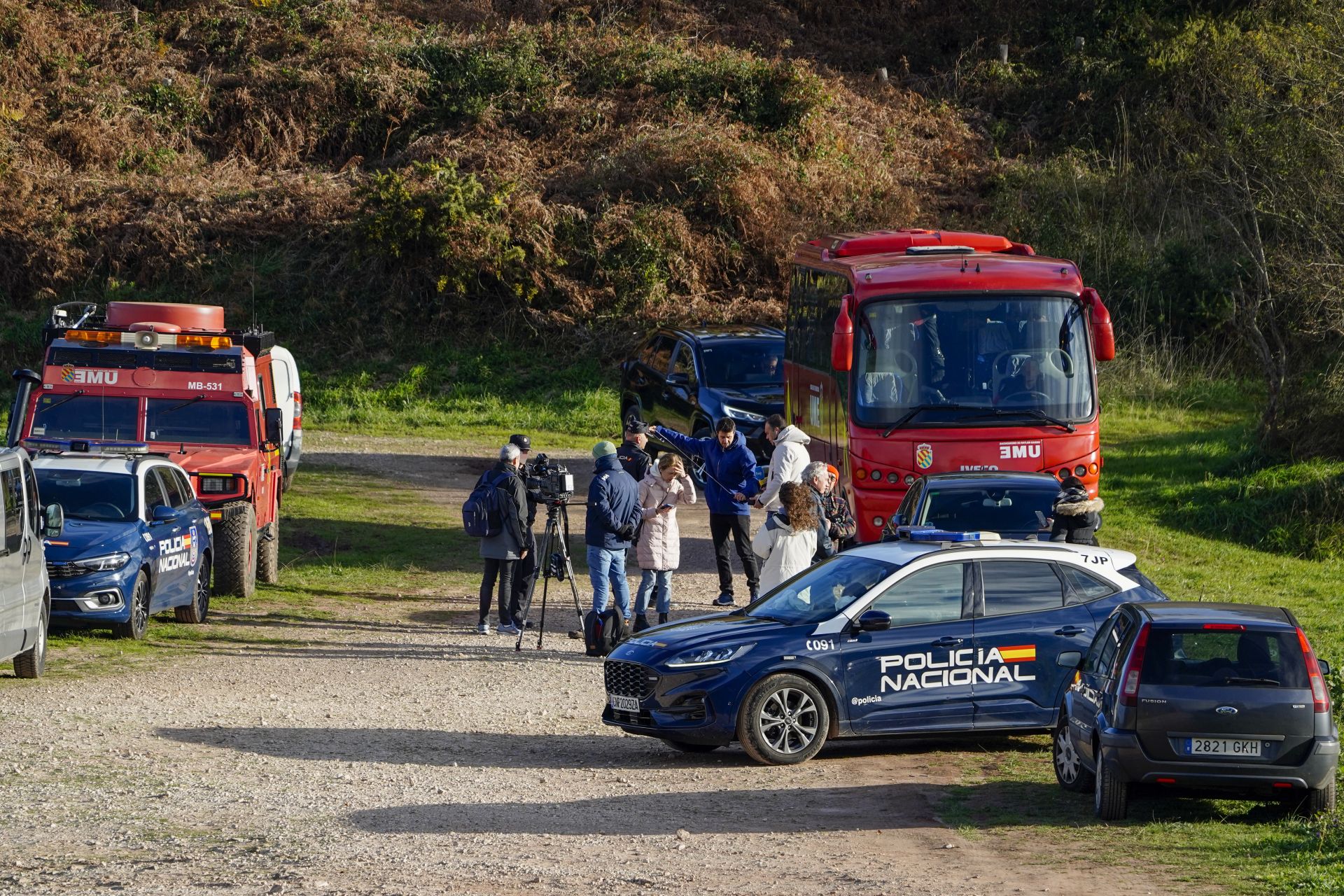 Las imágenes de la búsqueda en Asturias de Mari Trini y su bebé
