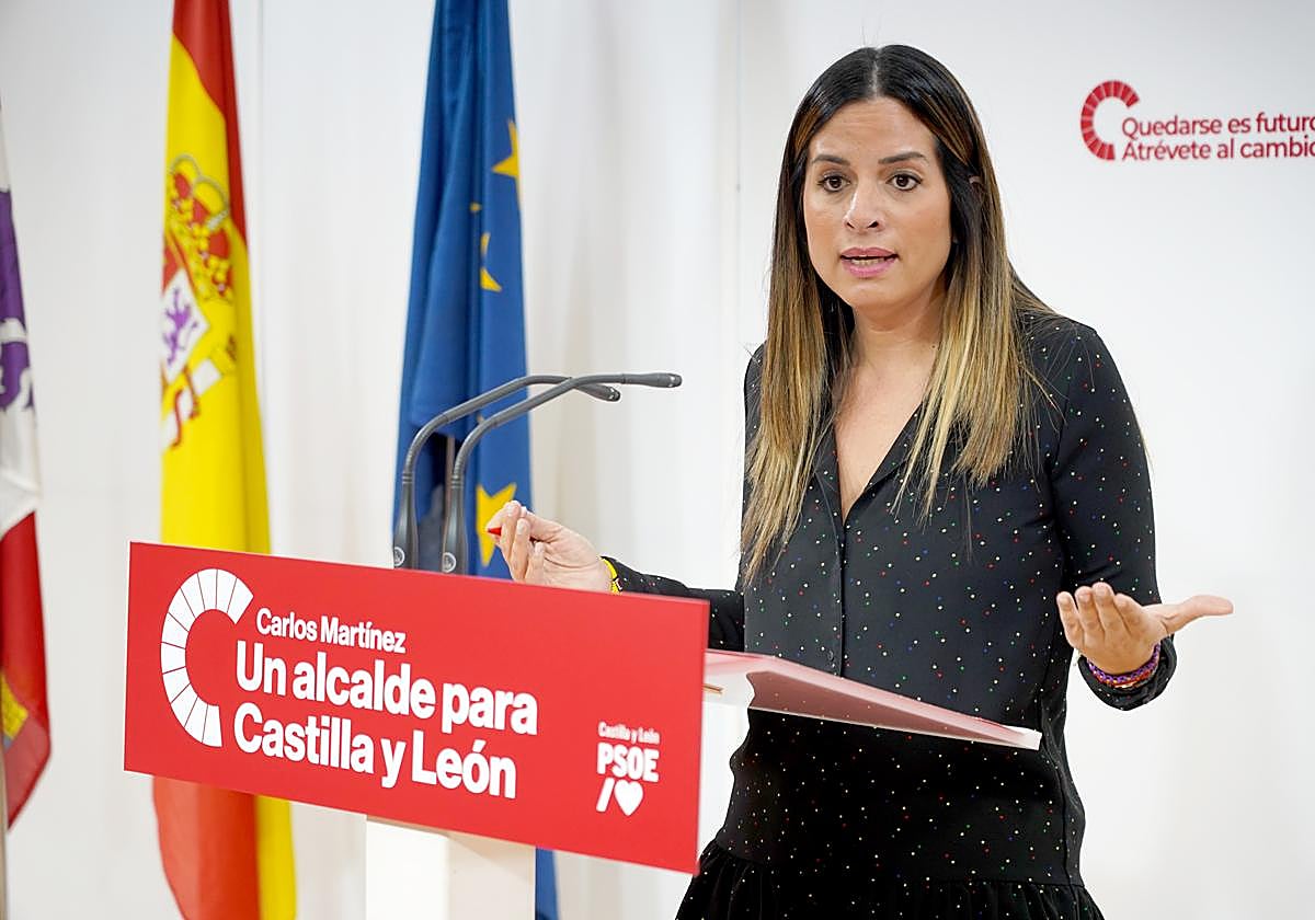 La vicesecretaria general del PSCyL, Nuria Rubio.