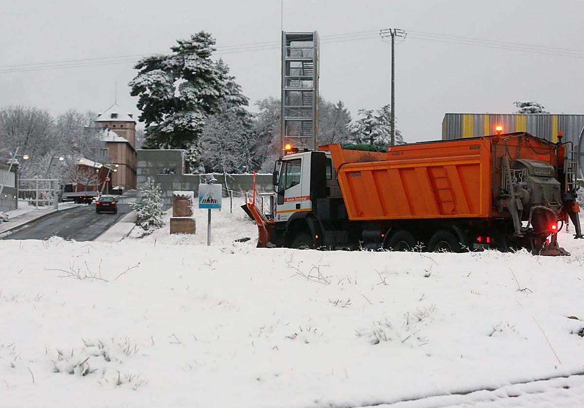 Fotografías de las primeras nieves en Segovia