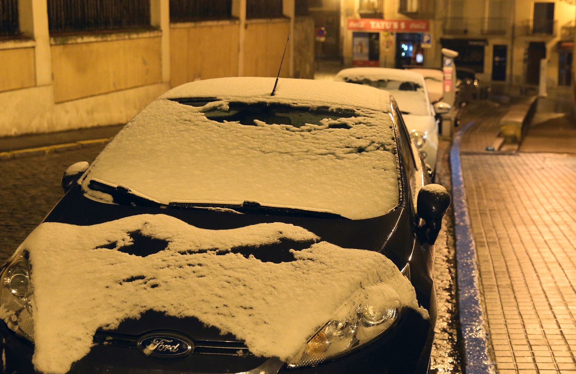 Fotografías de las primeras nieves en Segovia