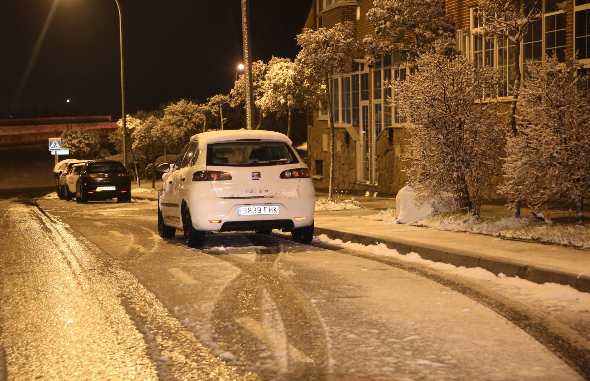 Fotografías de las primeras nieves en Segovia