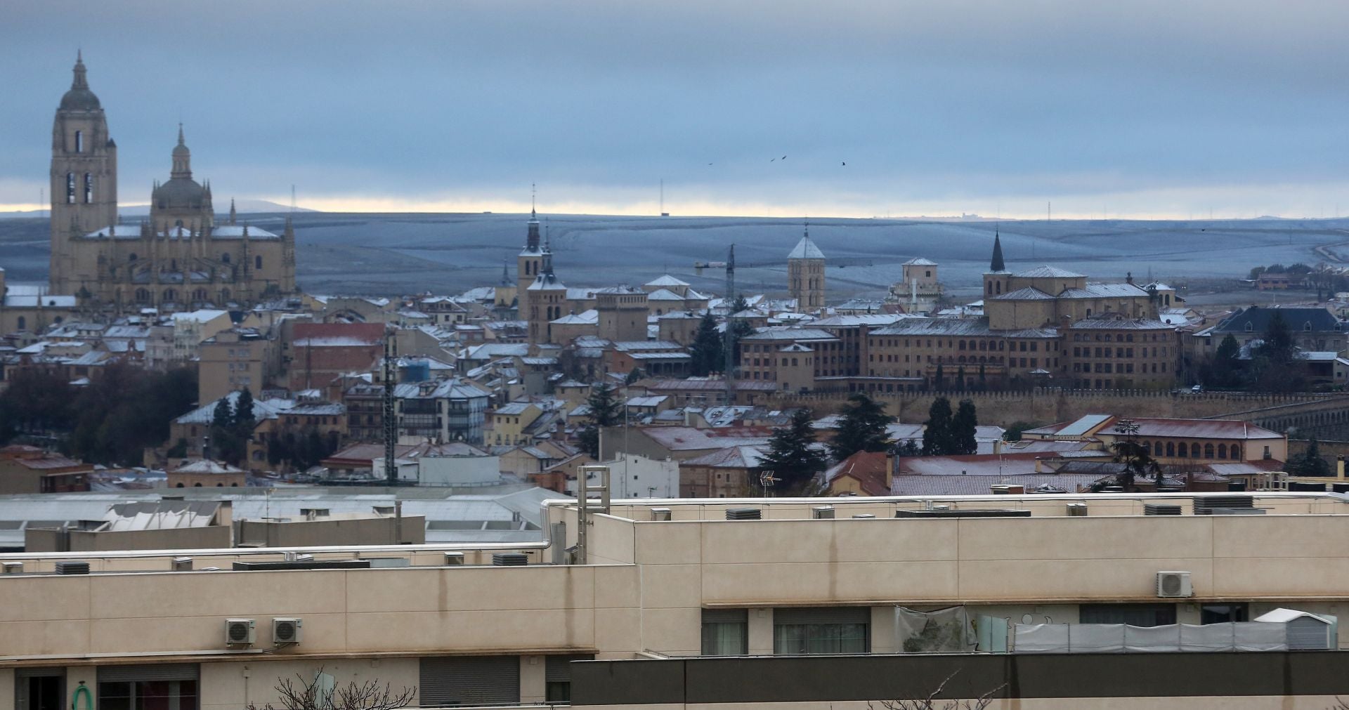 Fotografías de las primeras nieves en Segovia