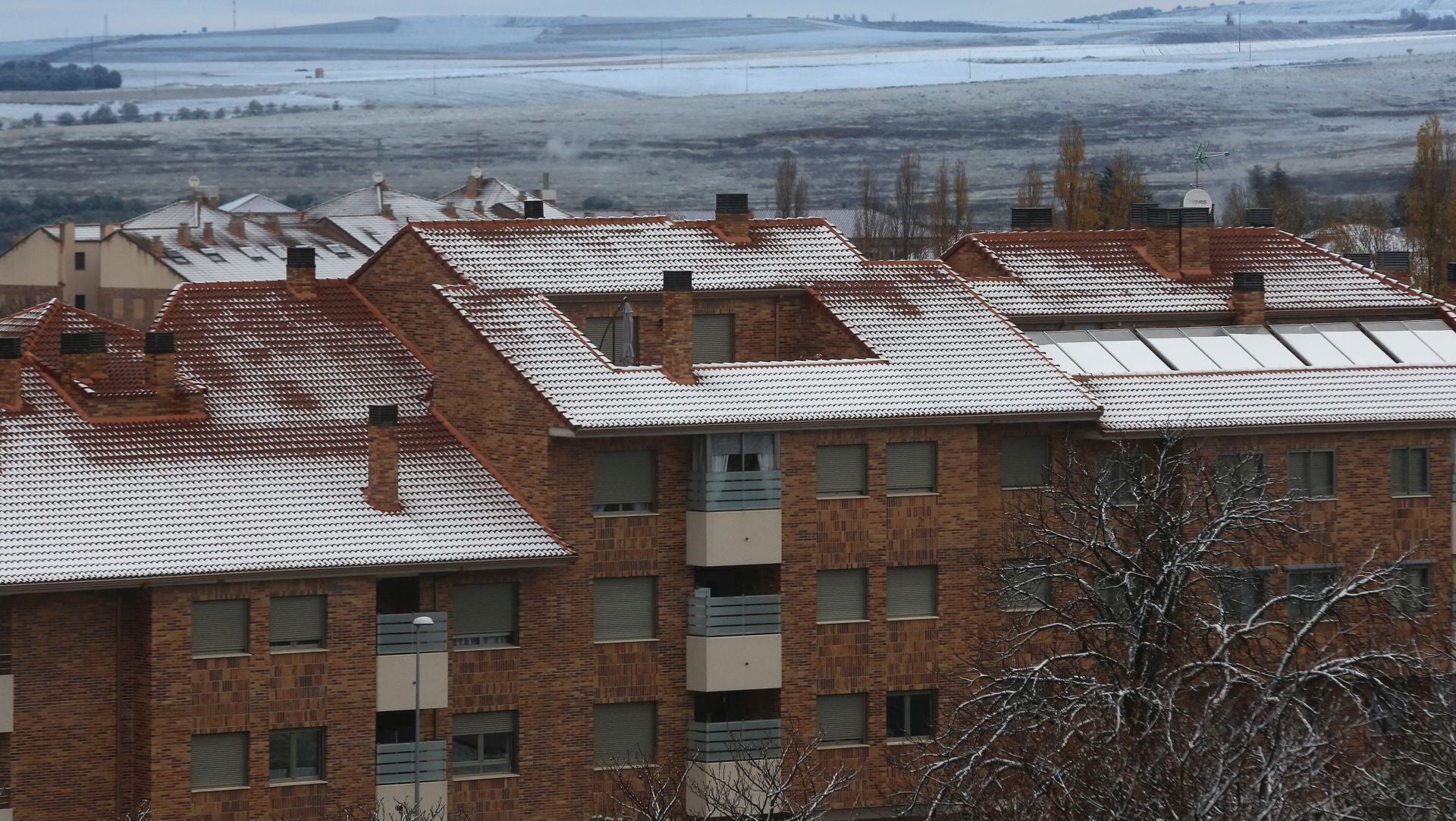 Fotografías de las primeras nieves en Segovia