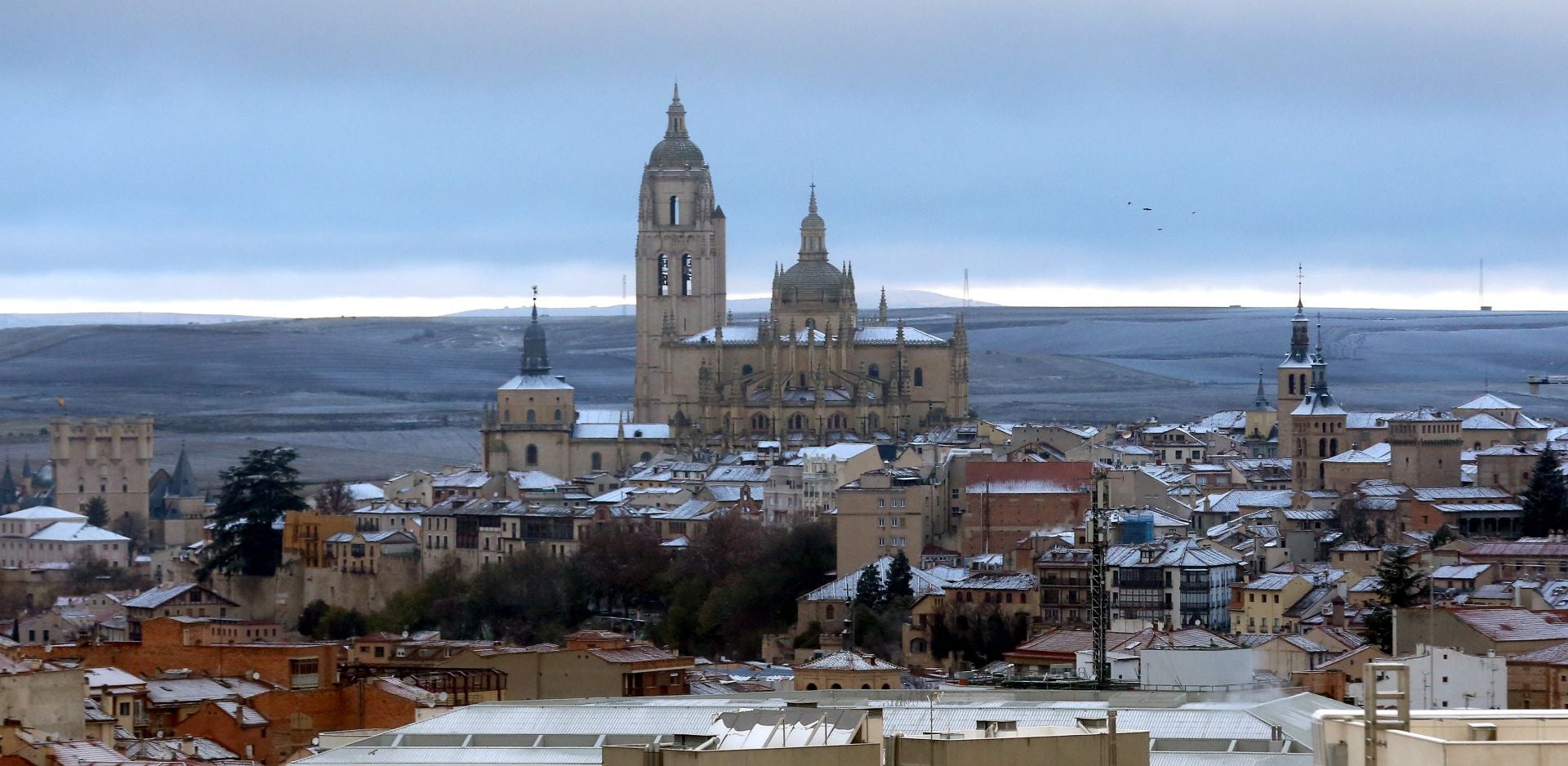 Fotografías de las primeras nieves en Segovia