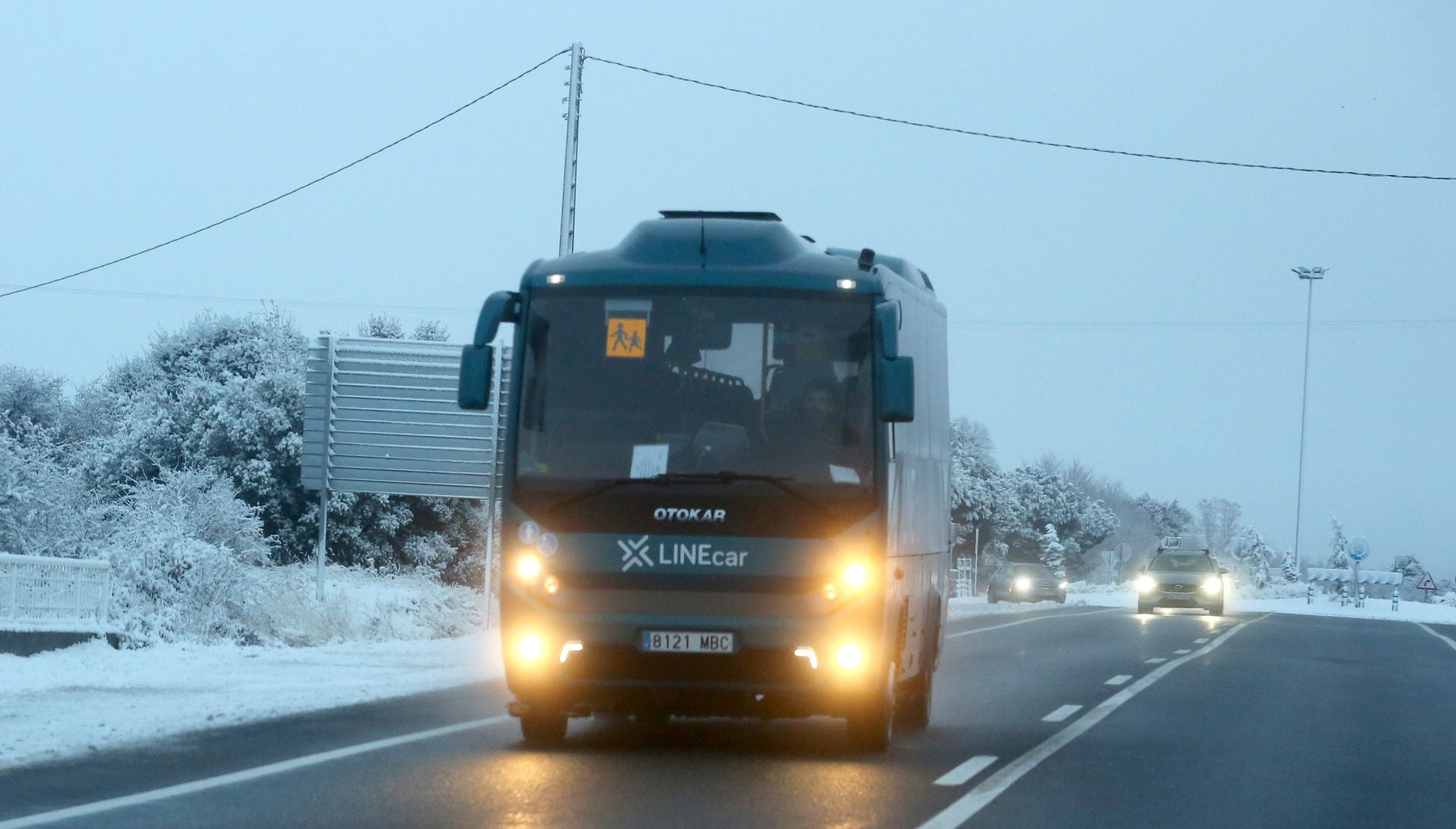 Fotografías de las primeras nieves en Segovia