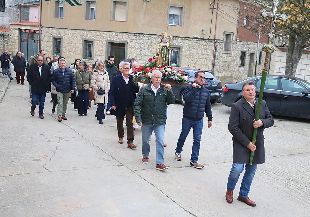 Procesión en honor a San Nicolás de Bari el pasado año.