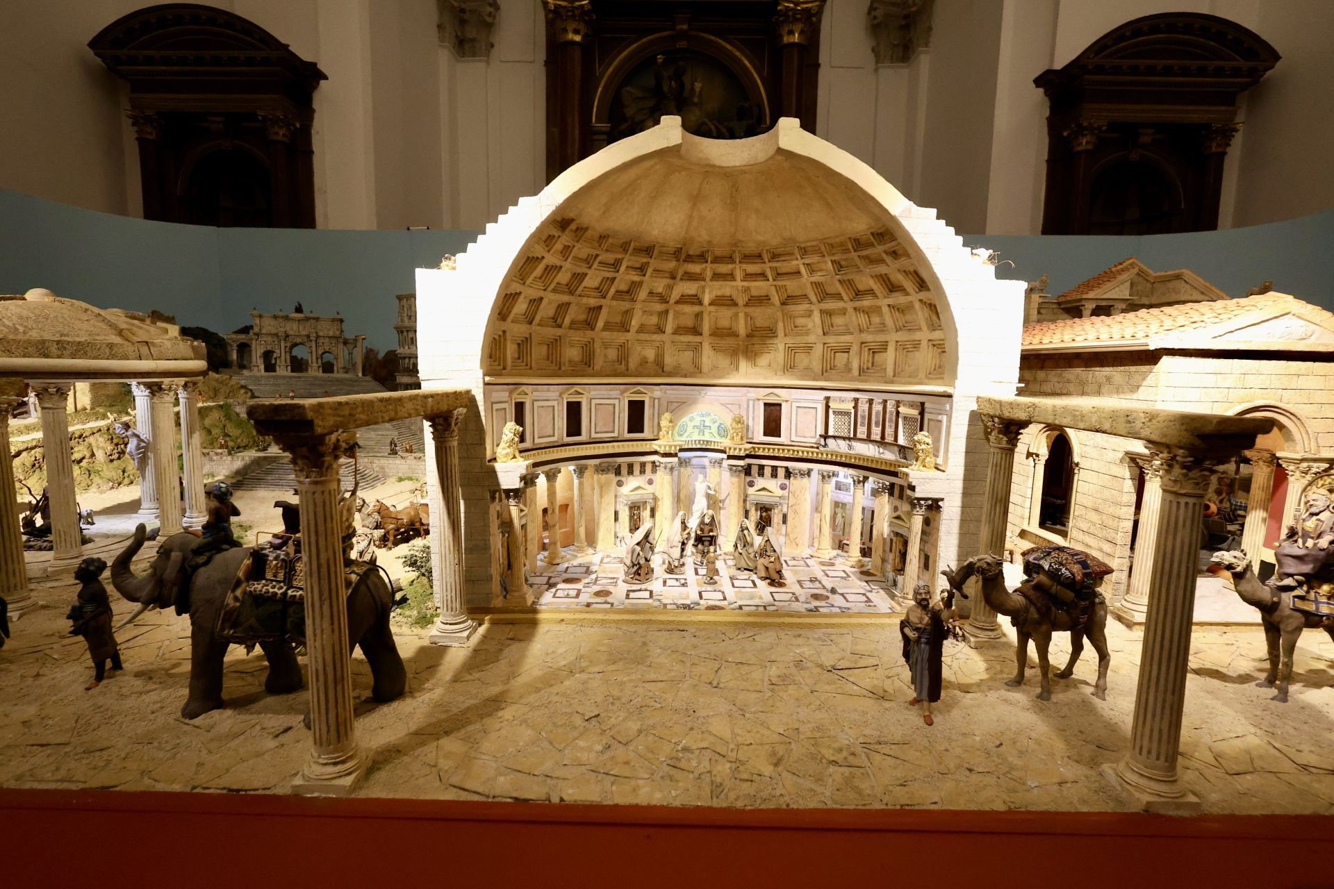 El belén de las Francesas, ambientado en la antigua Roma