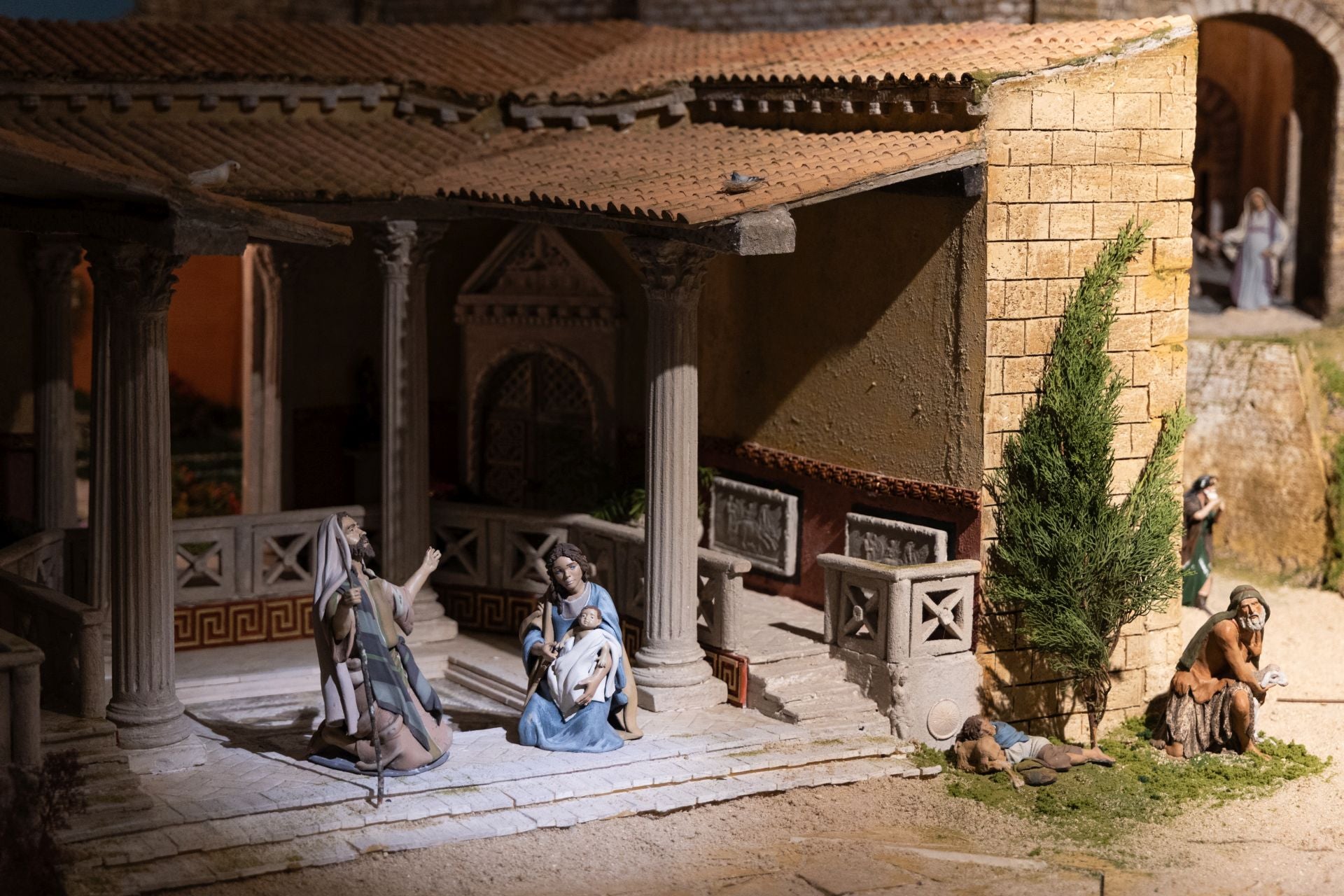 El belén de las Francesas, ambientado en la antigua Roma
