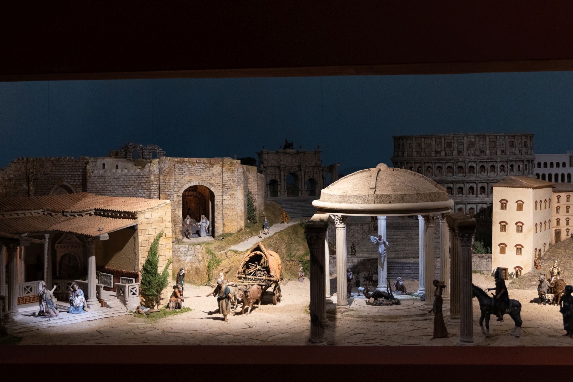El belén de las Francesas, ambientado en la antigua Roma