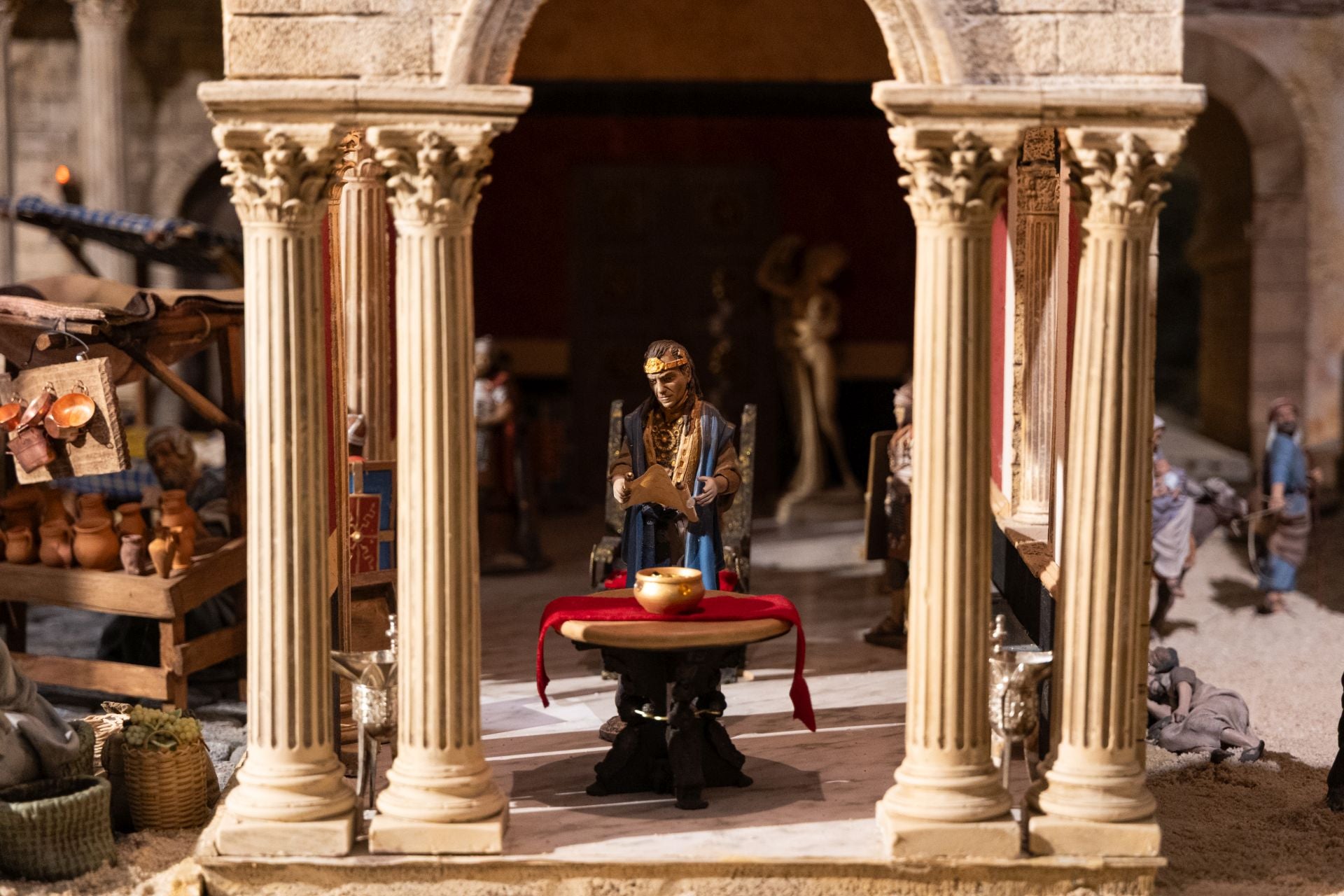 El belén de las Francesas, ambientado en la antigua Roma