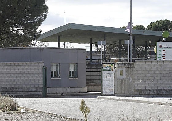 Punto limpio en la ciudad de Palencia.