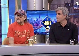 Santiago Segura y Ernesto Sevilla en 'El hormiguero'.
