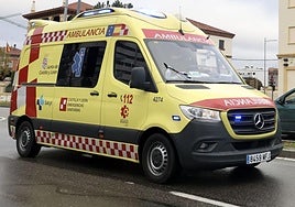Una ambulancia del 112 en una imagen de archivo.