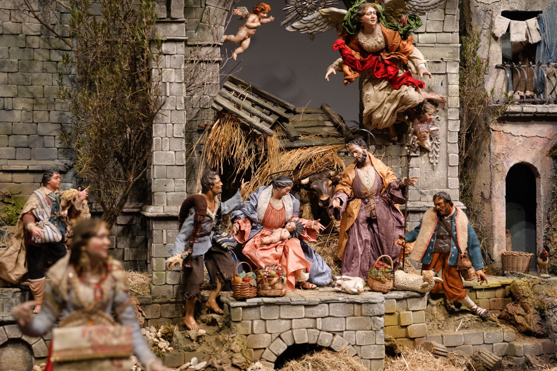 Así es el belén napolitano del siglo XVIII que se puede visitar en Palencia