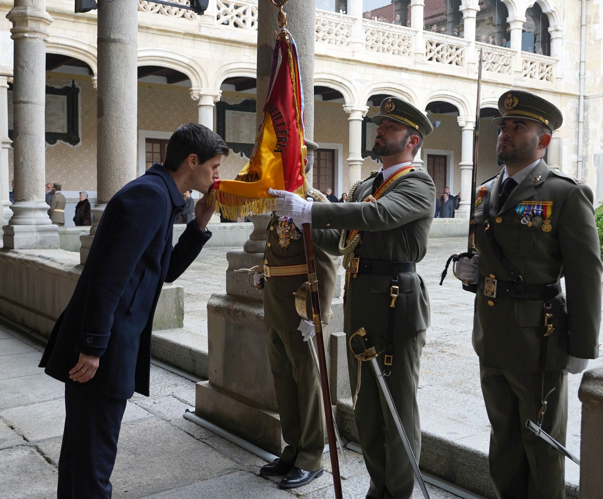 Fotos de la jura de bandera en Segovia