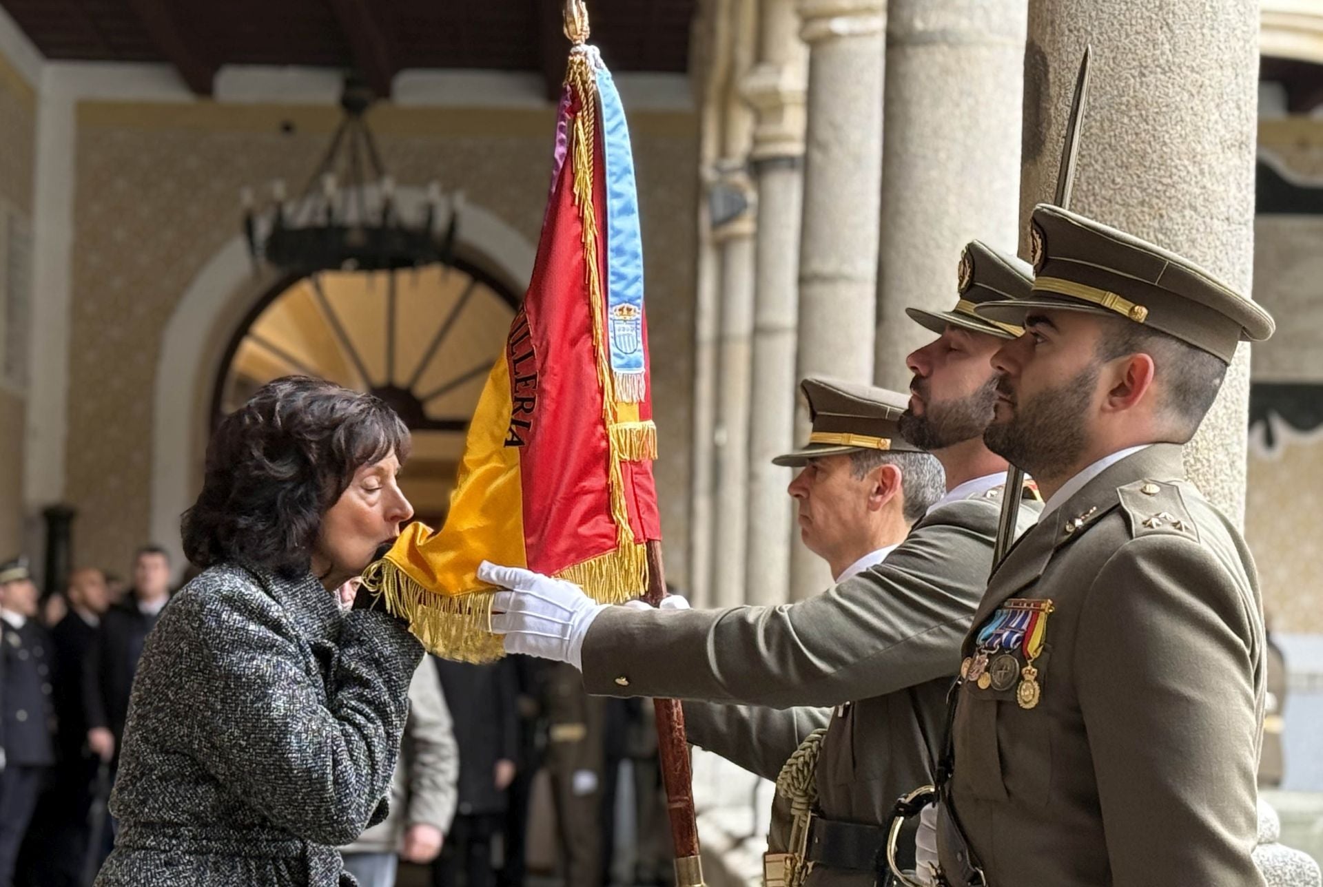 Fotos de la jura de bandera en Segovia