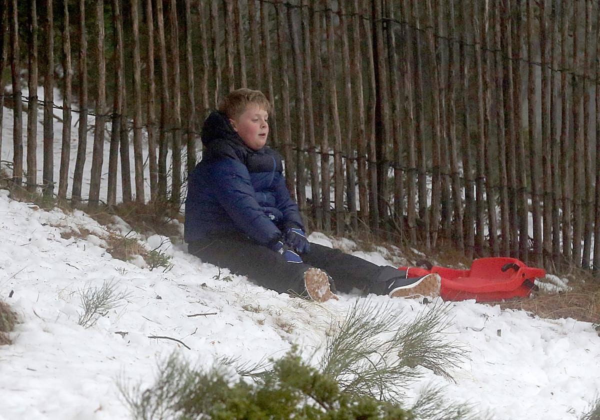 Fin de semana de nieve en Navacerrada sin cortes de tráfico