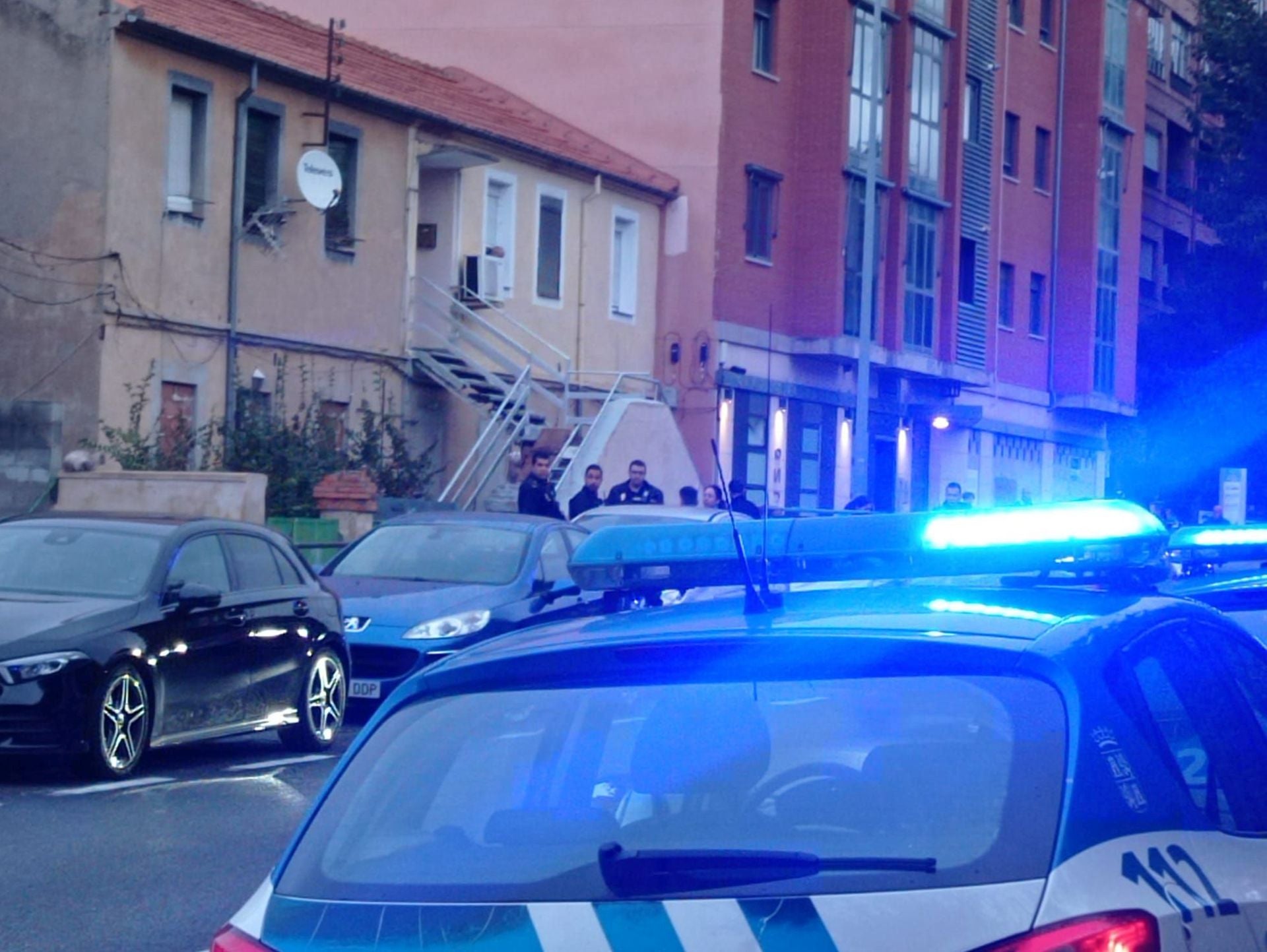 Policía Local de Segovia, en la carretera de Villacastín en una fotografía de archivo.