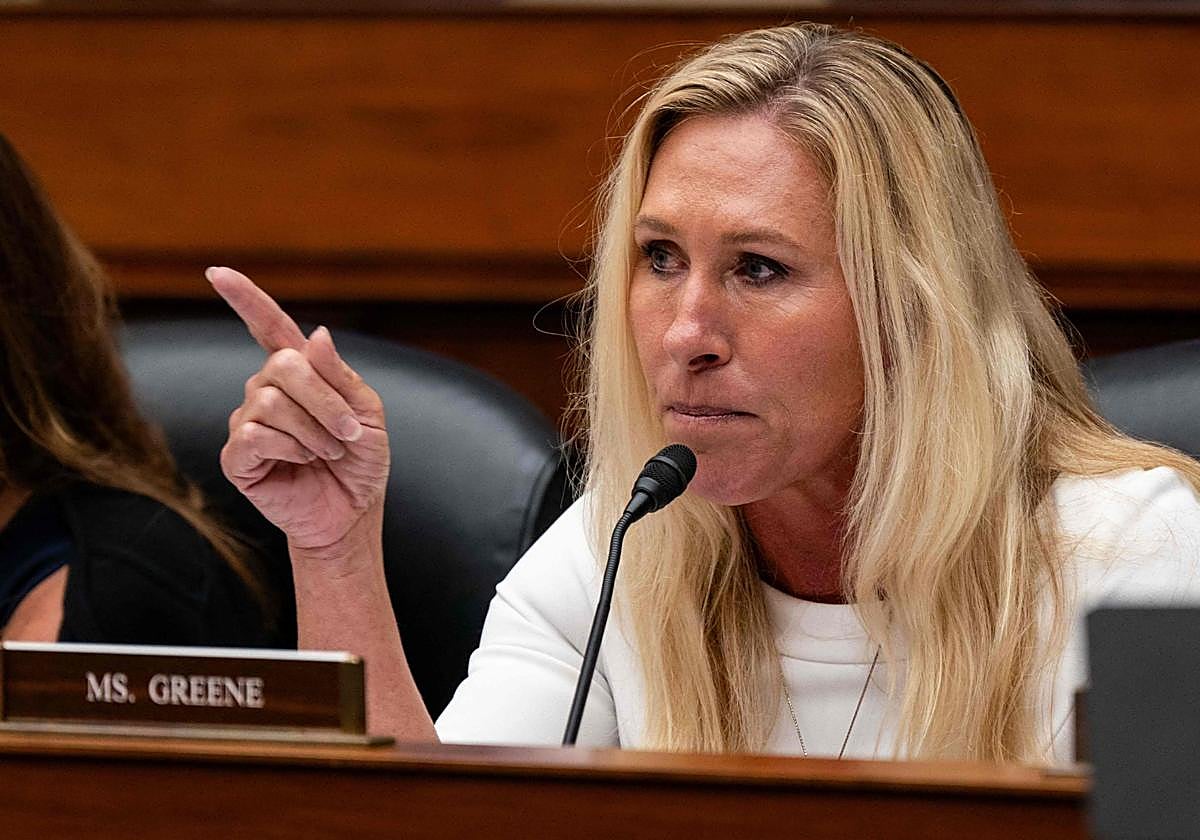 Marjorie Taylor Greene.