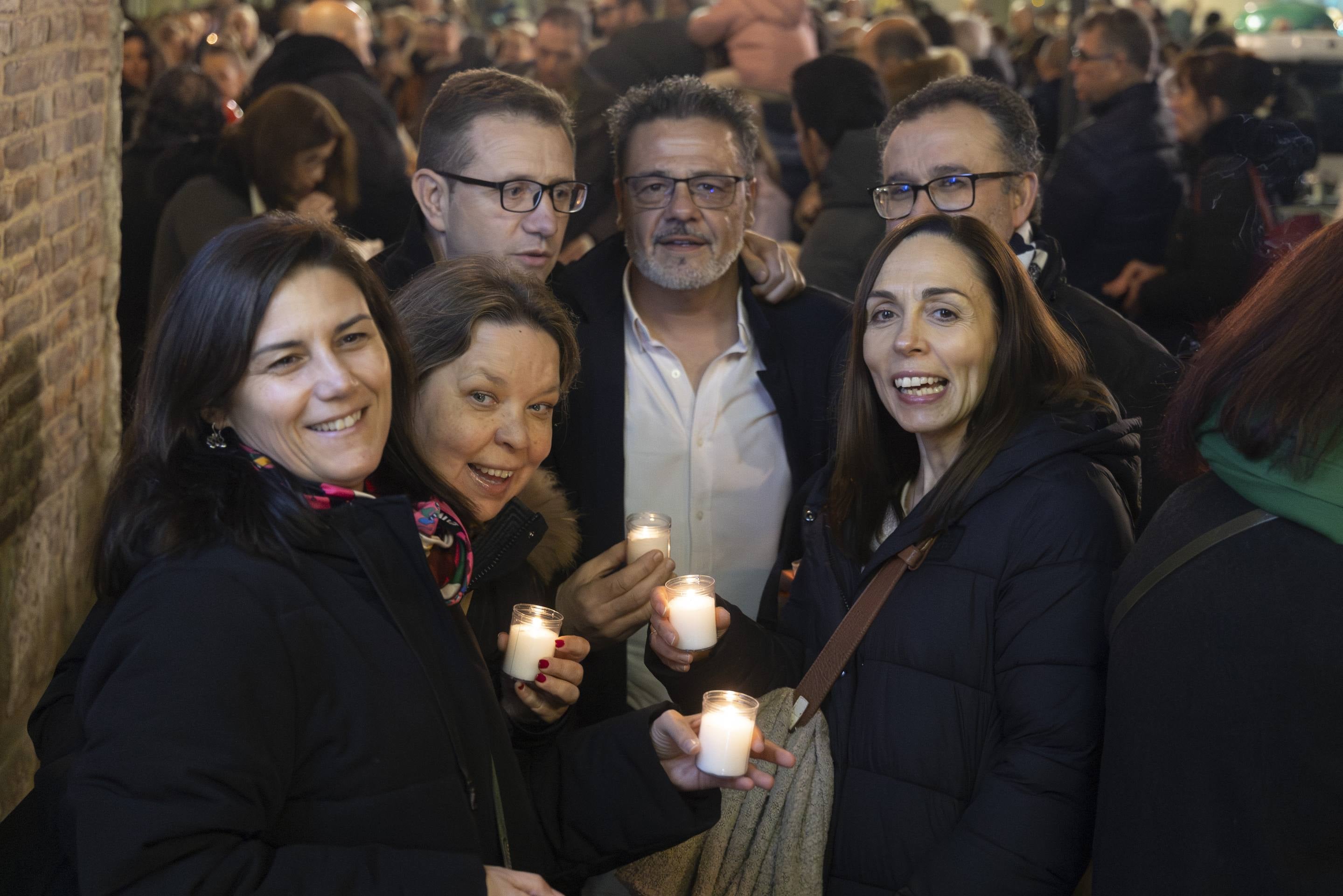 Las imágenes del Día de las velitas en la iglesia de San Martín