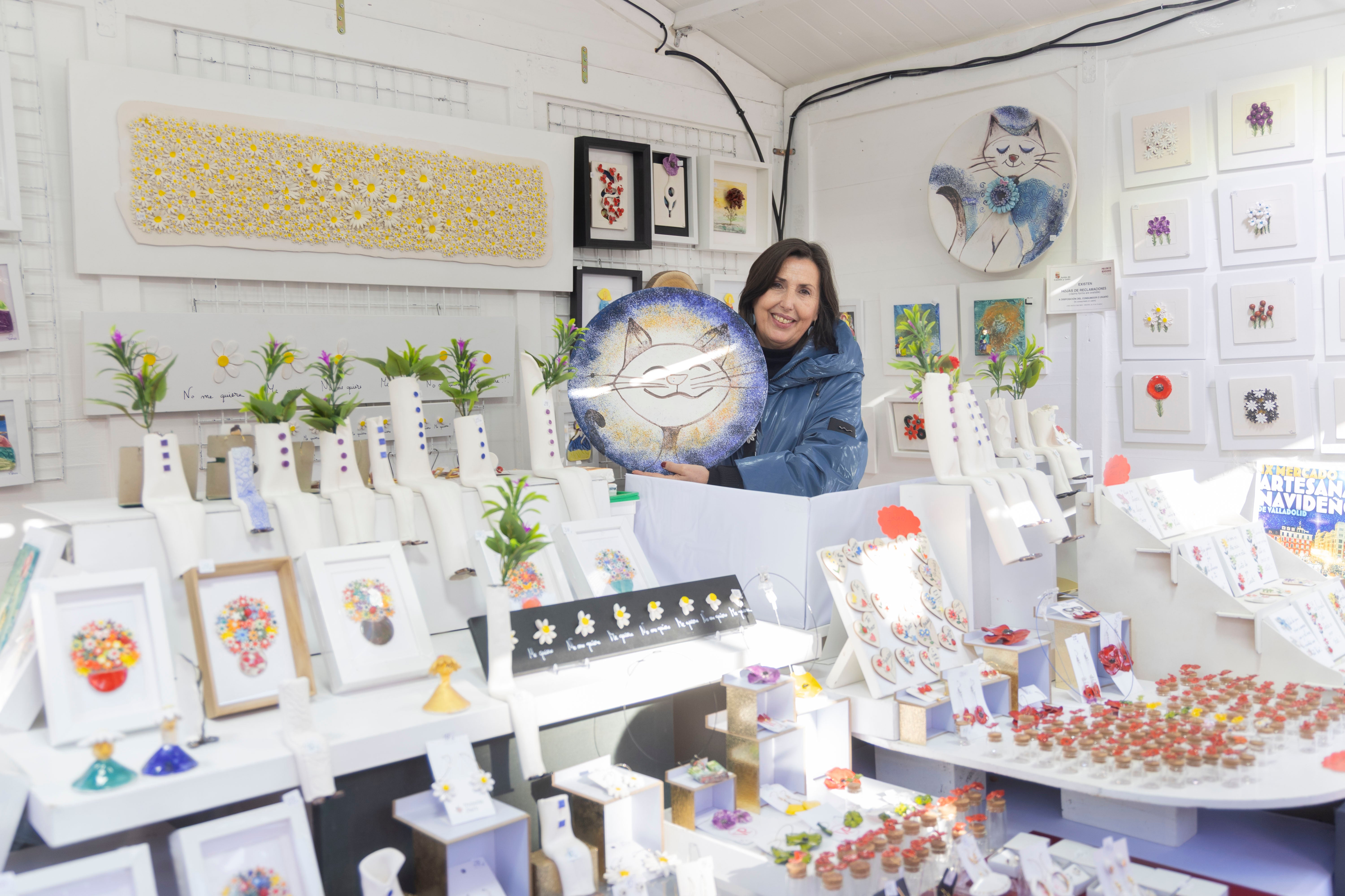 Las imágenes del mercado y el ambiente navideño en Valladolid