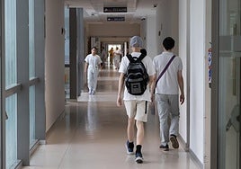 Un pasillo del Hospital Río Hortega, en una imagen de archivo.