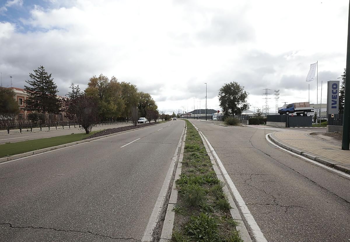 Imagen de archivo de la avenida de Soria, donde se ha producido el accidente.