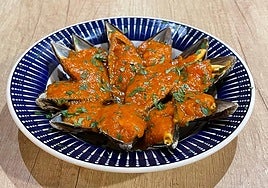 Mejillones gallegos en salsa de vermú, del restaurante Vayco.