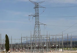 Línea eléctrica de la provincia de Segovia.
