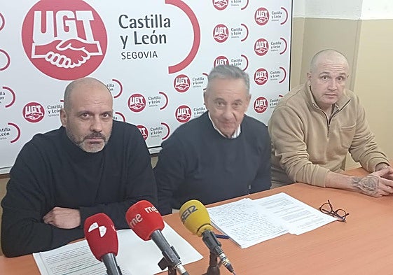 Rueda de prensa de UGT Segovia.