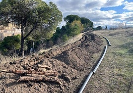 Tubería que transportará el agua.