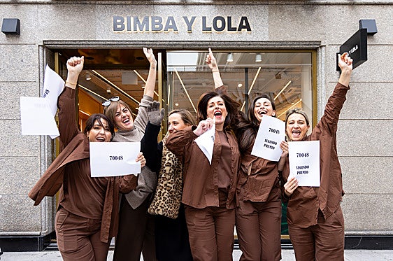 Medio millón de euros entre las trabajadoras de Bimba y Lola en Valladolid