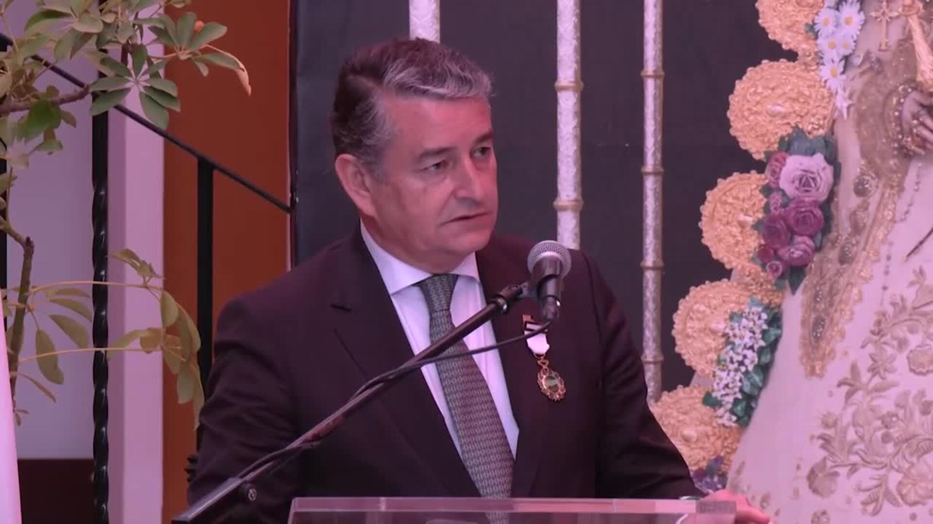Antonio Sanz recibe la Medalla al Mérito de las Policías Locales de Andalucía