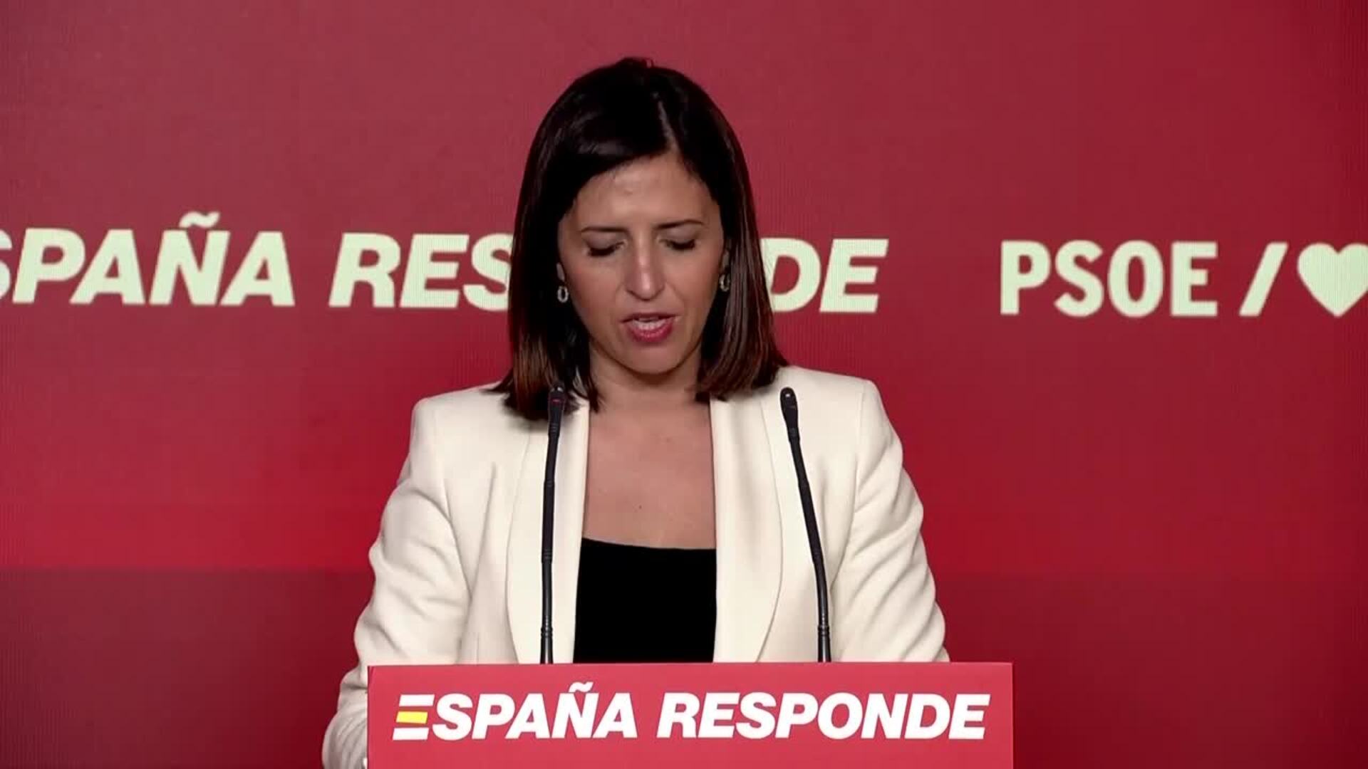 Peña (PSOE) critica la "maquinaria de fango" ante la filtración de mensajes con Ábalos