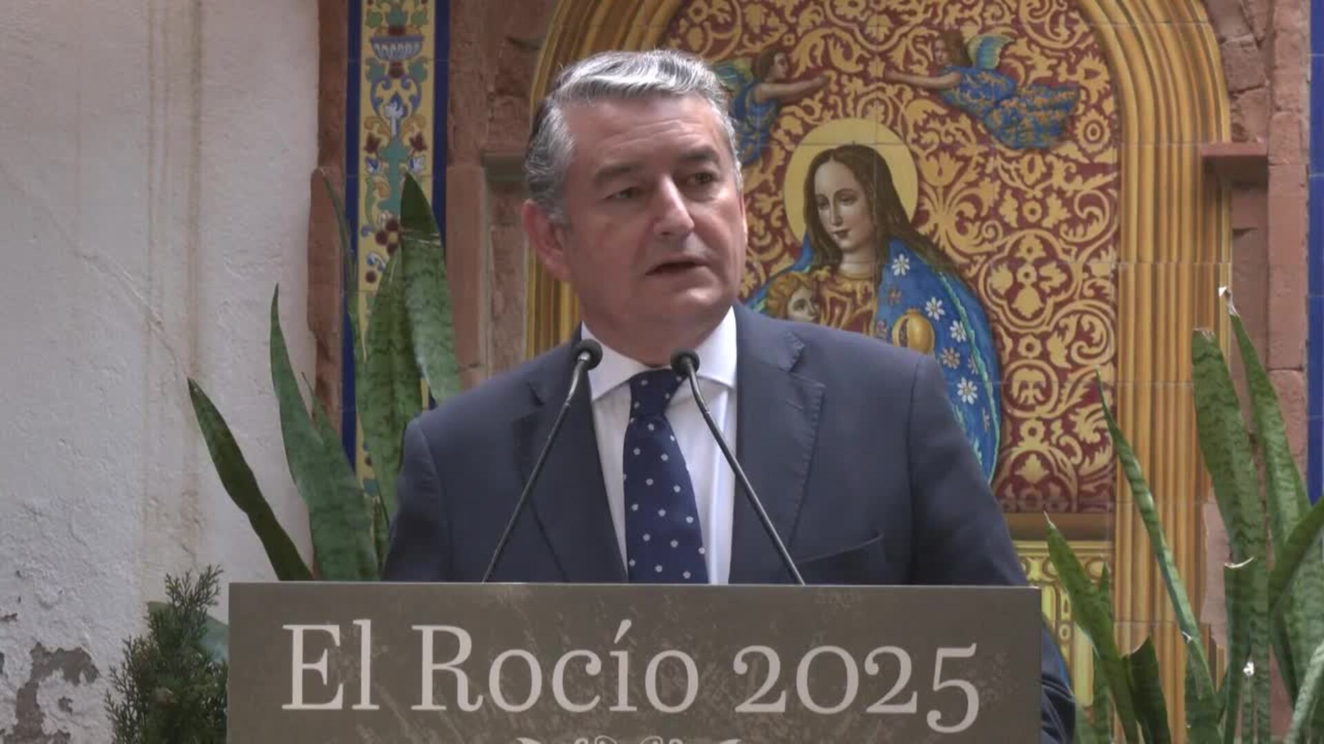 Sanz resalta la unión de administraciones en la Romería del Rocío