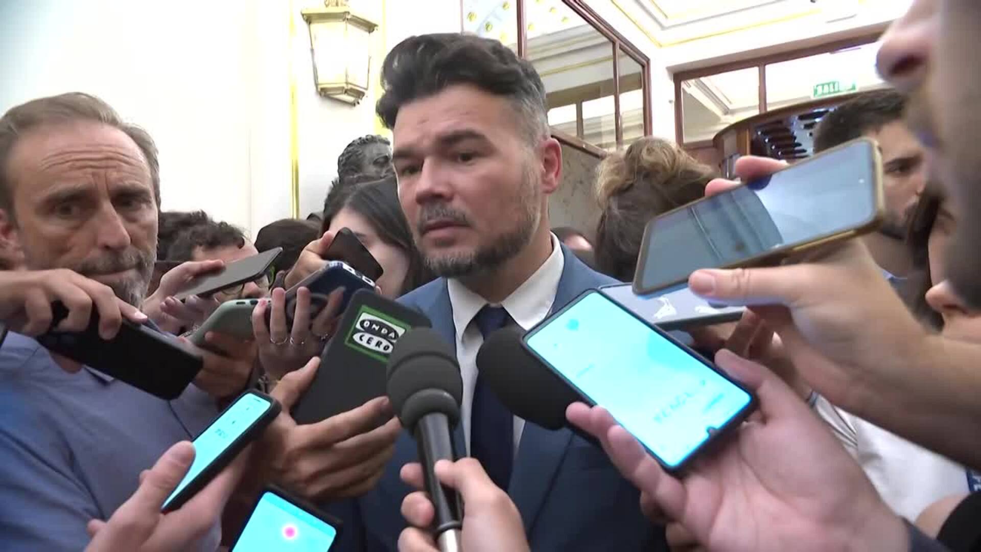 ERC dice que Sánchez va a "intentar ir por las constructoras"